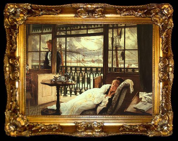 framed  James Tissot A Passing Storm, ta009-2